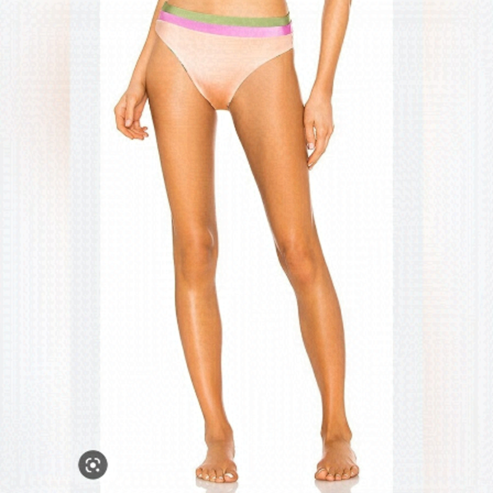 REVOLVE SEAFOLLY las palmas tube top multi color bikini set size 10